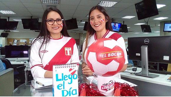 Las chicas de El Bocón: ¡¡¡Hoy todos somos Perú!!!