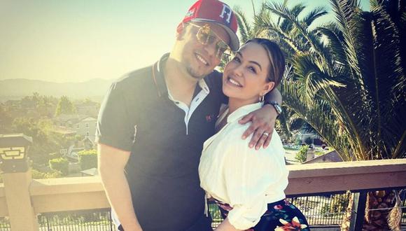 'Chiquis' Rivera y Lorenzo Méndez fueron captados juntos en California tras admitir que estaban en una crisis matrimonial. (@lorenzomendez7).