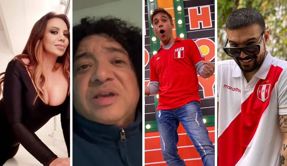 Varios personajes de la farándula se animaron a compartir su opinión sobre el resultado del partido Perú vs. Brasil. (Fotos: Instagram / @la_cabrejos / @schullerrenzoof / @eziooliva / @mitiovilchezoficial).