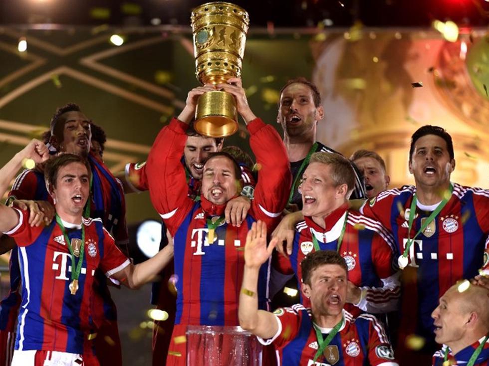 Copa de Alemania: La celebración de Claudio Pizarro y Bayern Munich [FOTOS]