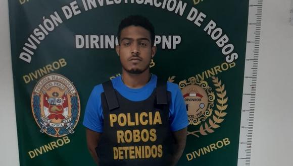 El venezolano Carlos Guzmán García (24), alías ‘Caraqueño’, fue capturado por agentes antirrobos de la Dirincri.