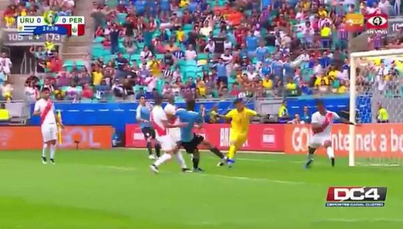 Perú vs. Uruguay EN VIVO: Edinson Cavani se perdió el gol debajo del arco y la mandó a las nubes | VIDEO