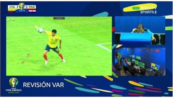 Colombia vs. Paraguay: Víctor Hugo Carrillo anuló gol cafetero usando el VAR | VIDEO