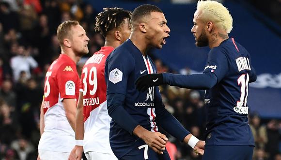 PSG y Mónaco miden fuerzas una vez más en la Ligue 1, tres días después del último duelo entre ambos equipos por el certamen de la máxima categoría del fútbol galo. (Foto: AFP)