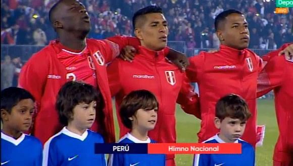 Perú vs. Estados Unidos: Así sonó el himno nacional 
