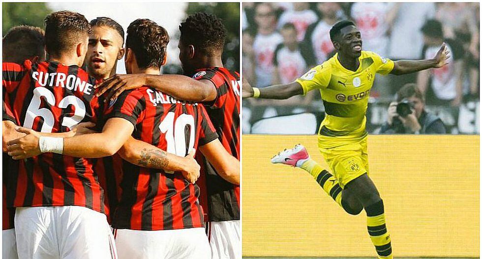 Milan vs. Borussia Dortmund día, hora y canal por la International Champions Cup Internacional Milan vs. Borussia Dortmund día, hora y canal por la International Champions Cup Internacional