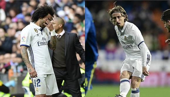 Real Madrid: Marcelo y Luka Modric serán baja varias semanas por lesión