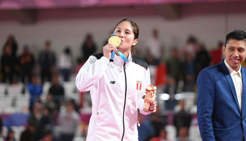 Alexandra Grande – Oro en karate (Foto: GEC)