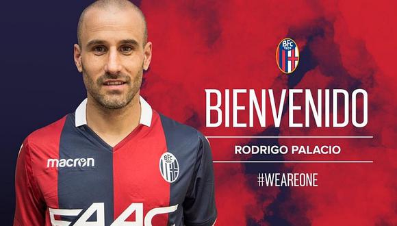 ​Serie A: Bolonia se refuerza con Rodrigo Palacio