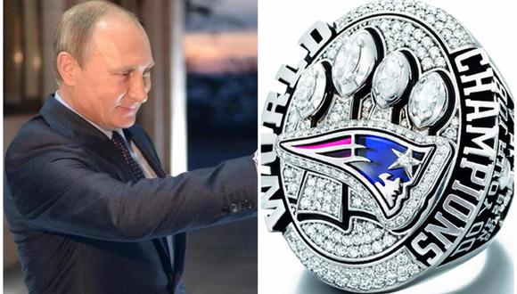 La historia de cómo Vladimir Putin obtuvo un anillo del Super Bowl. (Foto: AP/Composición)