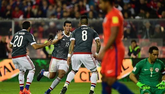 Chile cayó goleado 3 a 0 frente a Paraguay en las Eliminatorias
