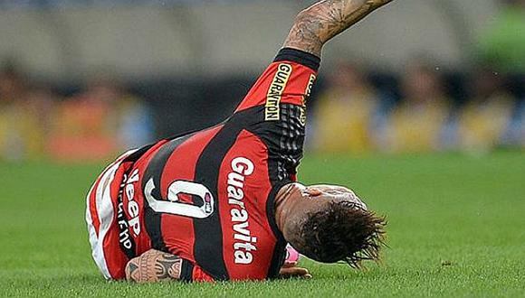 Paolo Guerrero: Flamengo confirmó la lesión del 'Depredador'