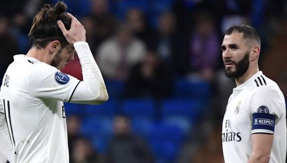 Real Madrid no podrá contar con Karim Benzema ni Gareth Bale para el choque ante Valencia. (Foto: AFP)