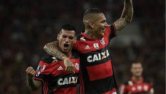 Guerrero y Trauco convocados para jugar el domingo con Flamengo