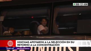 Incondicionales: la reacción de la hinchada en la salida de los jugadores del Estadio Nacional | VIDEO
