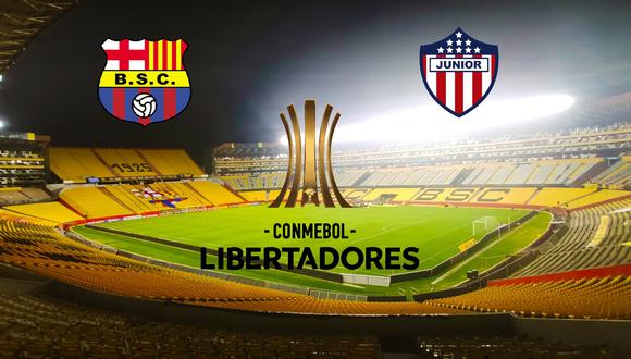 Barcelona SC vs. Junior EN VIVO | ONLINE el partido de la tercera jornada del grupo A de la Copa Libertadores 2020 en el estadio Monumental Isidro Romero Carbo.
