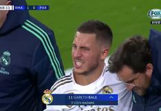 Real Madrid vs. PSG | Harzad salió lesionado y con evidentes gestos de dolor en la Champions League | VIDEO