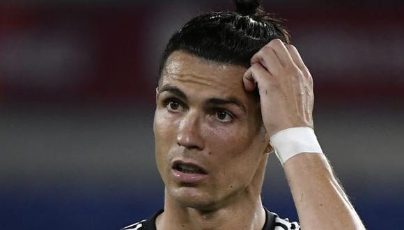 Cristiano Ronaldo tuvo un pobre desempeño en la final de la Copa Italia. (Foto: AFP)