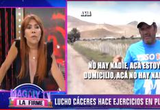 Lucho Cáceres sale a correr en plena cuarentena por coronavirus | VIDEO