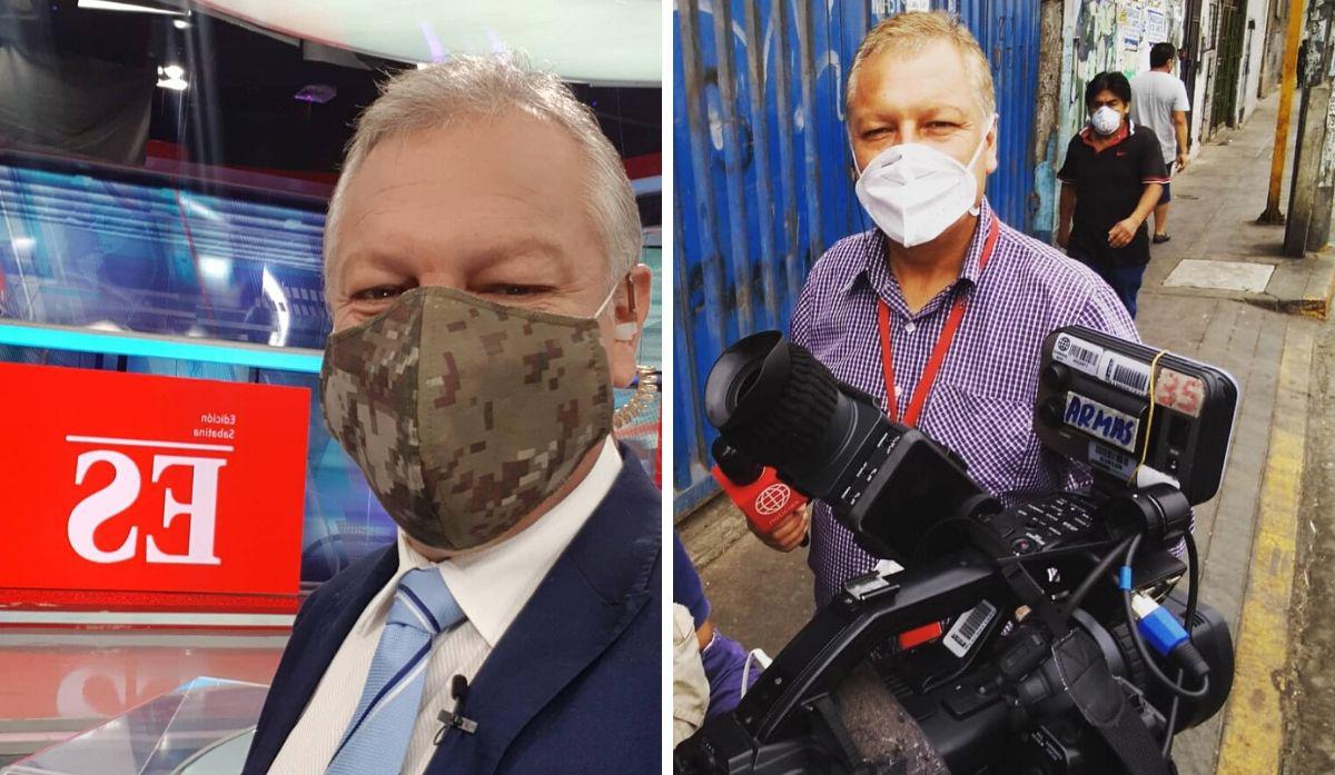 El reportero Gunter Rave señaló que  presentó América Noticias para reemplazar a un compañero. (@gntr_rave).