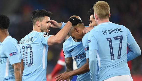 Manchester City no tuvo piedad y goleó 4-0 a Basilea por Champions League