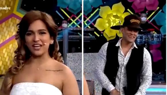 Daniela Darcourt bromea a Christian Domínguez sobre su sonada fidelidad. (Captura de pantalla / América TV).
