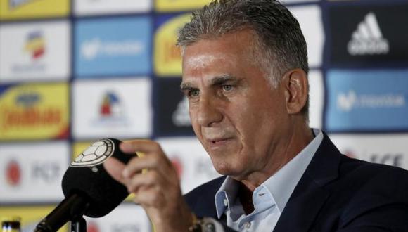 Carlos Queiroz es entrenador de Colombia desde febrero del 2019. (Foto: AFP)
