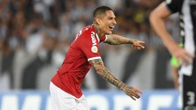 Paolo Guerrero tiene 19 goles en 39 partidos con camiseta de Internacional de Porto Alegre. (Foto: SC Internacional)
