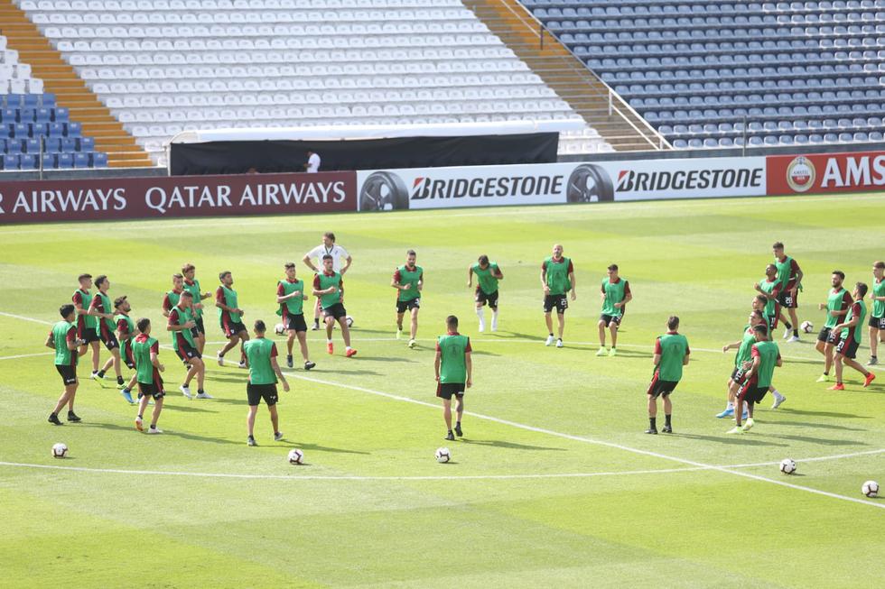 Entrenamiento de River Plate en Estadio de Alianza Lima. (Fotos: Violeta Ayasta / GEC)