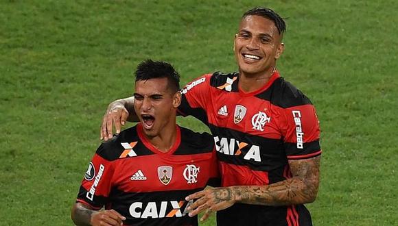 Miguel Trauco y Paolo Guerrero, los más queridos del Flamengo
