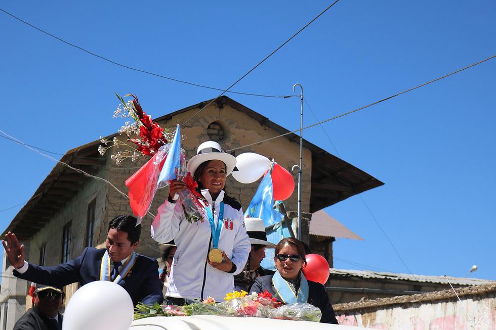 Lima 2019: Gladys Tejeda fue homenajeada en Junín tras ganar la medalla de oro en los Juegos Panamericanos | VIDEO