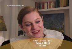 Golden Globes 2021: Emma Corrin gana como mejor actriz de serie dramática por su papel en “The Crown”