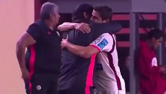 Universitario de Deportes: el emotivo abrazo entre Corzo y Troglio tras el gol