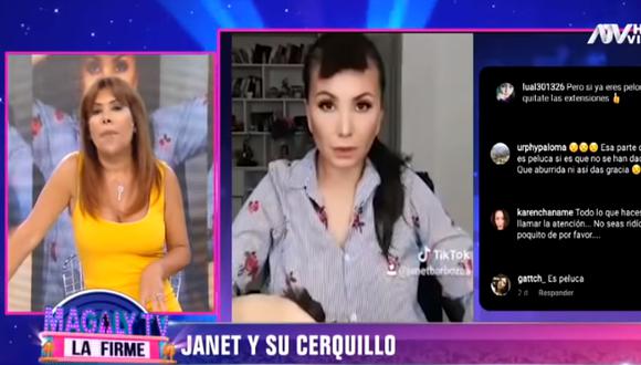 Magaly Medina a Janet Barboza por su cerquillo: “Todo lo haces para llamar la atención” (Foto: Captura video)