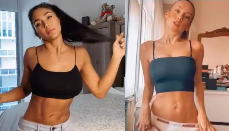 Vania Bludau imita a Ester Exposito con baile en Instagram . (Foto: Instagram)