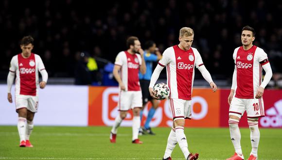Ajax, líder actual de la Eredivisie, no será proclamado campeón tras la finalización anticipada del torneo por el coronavuirus. (Foto: Maurice van STEEN / various sources / AFP)