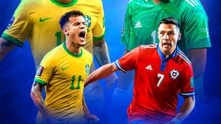 Chile vs. Brasil en vivo: A qué hora es el partido de Eliminatorias 2022