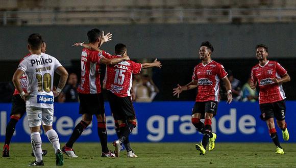 Cueva sin Sudamericana: River Plate eliminó a Santos tras igualar 1-1 en Brasil