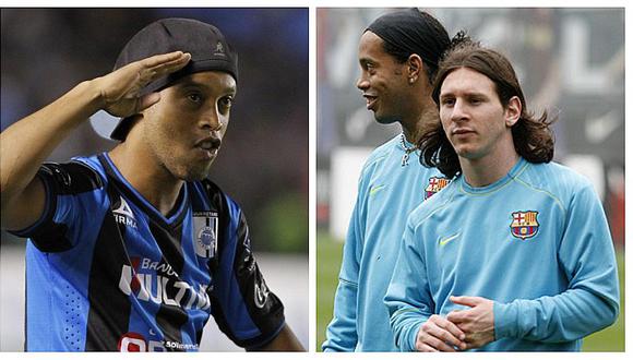 Ronaldinho: "cuando Messi se retire espero que nadie más use la '10'"