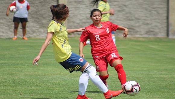 Selección peruana de fútbol femenino cayó 2-1 con Colombia en amistoso