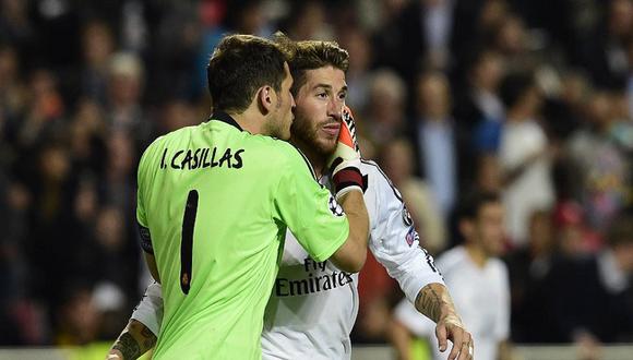 Iker Casillas felicita a Sergio Ramos por renovar con Real Madrid hasta el 2020
