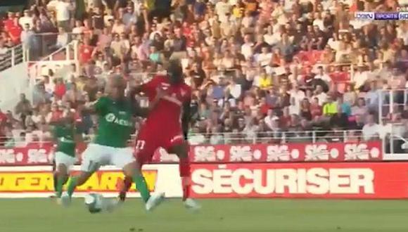 Miguel Trauco | La milagrosa y espectacular salvada del que evitó el gol de Dijon ante Saint-Étienne | VIDEO