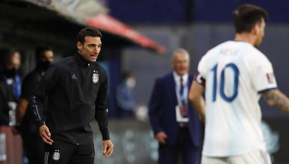 Lionel Scaloni analizó la situación de la selección argentina. (Foto: AFP)
