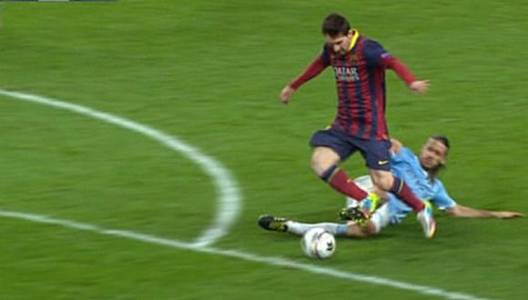 Champions League: Fue penal a Lionel Messi? [VIDEO]