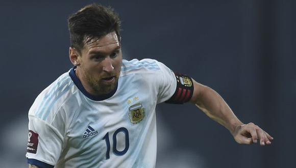 Lionel Messi marcó su gol 22 con camiseta de la selección de Argentina. (Foto: AFP)