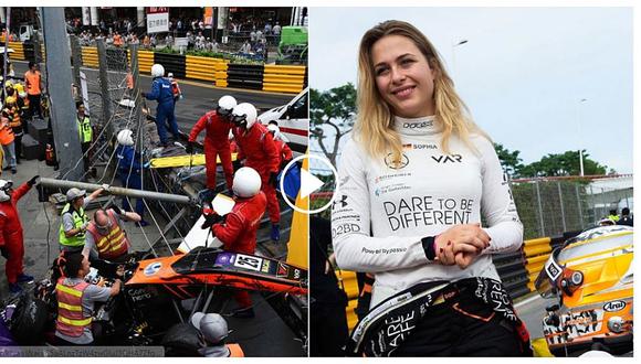 Bella alemana salva de muerte en Gran Premio de Fórmula 3