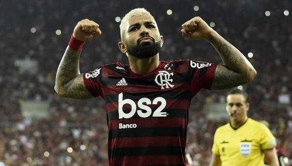 Gabriel Barbosa es el goleador de la Copa Libertadores 2019 con 7 anotaciones. (Foto: AFP)