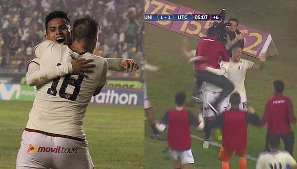La emocionante celebración de Nicolás Córdova tras gol de Osorio
