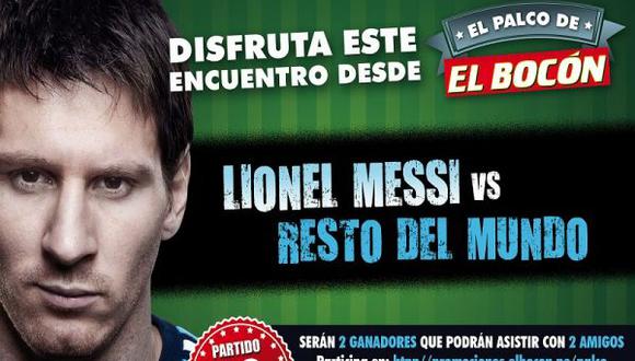 Estos son los ganadores que verán el partido de Messi vs. Resto del Mundo