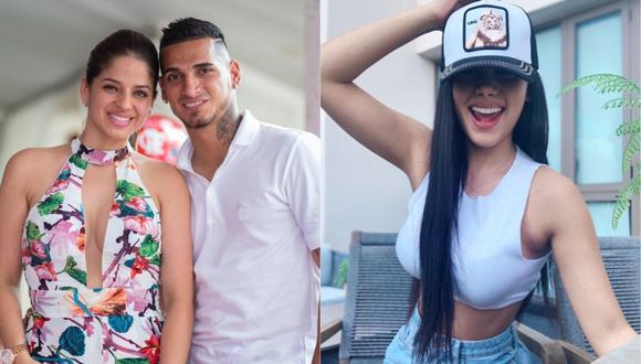 Esposa de Miguel Trauco se pronuncia en redes sociales luego que futbolista fue captado junto a Valeria Roggero. (Foto: @karlita.galvezf/@valeriaroggero)
